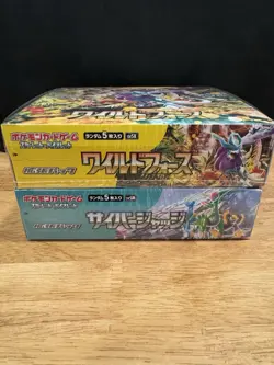 Pokemon Wild Force Cyber Judge Sv5K Sv5M Booster Box SEALED Japanese | US Seller - Image 2