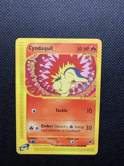 Pokemon TCG Cyndaquil Common Expedition 105/165 - Image 1