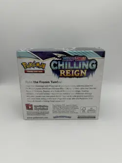Chilling Reign Pokemon TCG Booster Box 36 Packs New Factory Sealed + Acrylic Box - Image 5