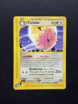 Clefable 41/165 Non Holo Rare E Series WOTC Pokemon Cards Vintage - 2 - Image 1