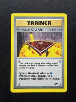 Cinnabar City Gym 113/132 Gym Challenge Pokemon - Image 1