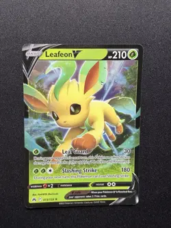 Pokemon TCG Leafeon v Crown Zenith 013/159 Holo Ultra Rare NM - Image 1
