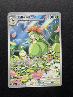 Pokemon TCG Lilligant Illustration Rare Black Bolt 092/086 Mint Condition - Image 1