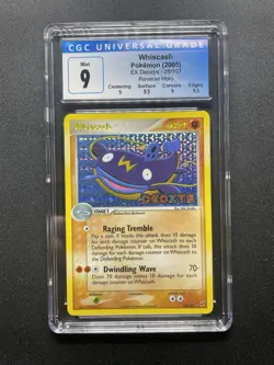 Whiscash 28/107 Reverse Holo EX Deoxys Stamped Pokemon CGC 9 - Image 1