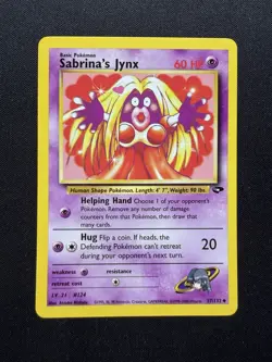 Pokemon TCG Sabrina's Jynx Gym Challenge 59/132 NM - Image 1