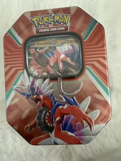 Pokemon Paldea Legends Tin x4 Booster Packs + Koraidon EX Promo FACTORY SEALED - Image 1