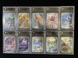 2025 Pokemon S-Chinese Quaxly Greavard Morpeko AR Full Art TOC 10 Lot*10 A ZE62 - Image 1