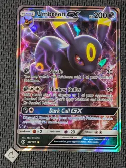 Umbreon GX 80/149 - Sun & Moon Base Set Ultra Rare Holo Pokemon TCG NM - Image 1