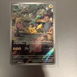 Pokemon Pikachu 173/165 Scarlet & Violet 151 Illustration Rare Pack Fresh NM/M - Image 1