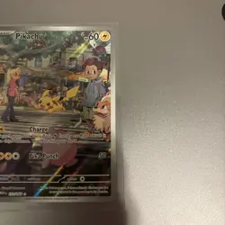 Pokemon Pikachu 173/165 Scarlet & Violet 151 Illustration Rare Pack Fresh NM/M - Image 3