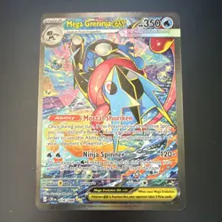 Mega Greninja EX 116/086 CR1 Mega Evolution Ultra Rare Holo Full Art - Image 1