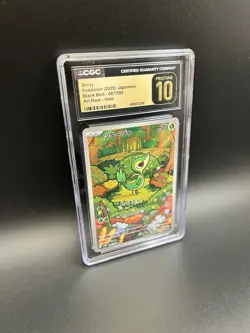 CGC Pristine 10 Snivy 087/086 SV11B Black Bolt Holo Art Rare JP 2025 - Image 1