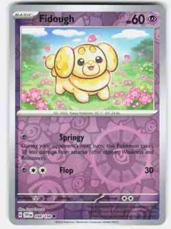 FIDOUGH 098/198 COMMON SCARLET & VIOLET POKEMON REVERSE HOLO NM/M - Image 1