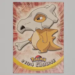 Cubone #104 2000 Topps Pokemon Series 2 Blue Logo - Image 1