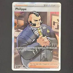 Pokemon TCG Phillipe 110/086 Chaos Rising Ultra Rare Full Art NM - Image 1