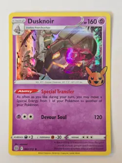 Pokemon Dusknoir 062/172 - 2022 Trick or Trade Halloween - Holo - Image 1