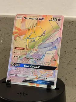 Necrozma GX Full Art Rainbow 153/147 SM Burning Shadows Pokemon TCG NM - Image 2