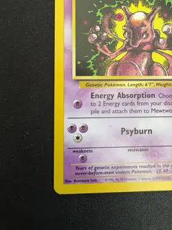 Mewtwo #14 - WotC Black Star Movie Promo - Pokemon TCG - 1999 NEAR MINT - Image 5