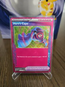 Pokemon TCG Temporal Forces Hero's Cape Ace Spec 152/162 - Image 1