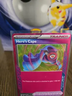 Pokemon TCG Temporal Forces Hero's Cape Ace Spec 152/162 - Image 3