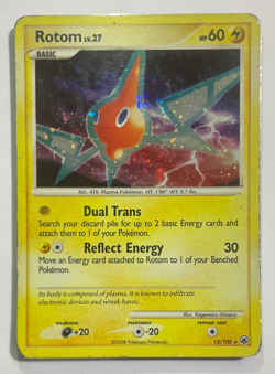 Rotom 13/100 Holo Pokemon Majestic Dawn HP - Image 1