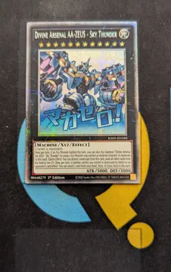 RA05-EN103 Divine Arsenal AA-ZEUS - Sky Thunder Variant Starlight Rare YuGiOh - Image 1