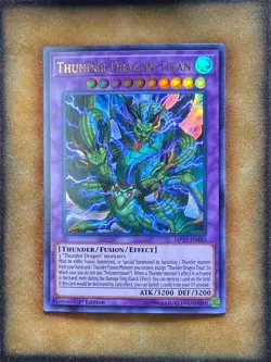 Yugioh Thunder Dragon Titan MP19-EN182 Ultra Rare 1st Ed LP - Image 1