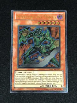 YUGIOH INZEKTOR GIGA-MANTIS ORCS-EN021 ULTIMATE - Image 1