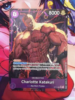 Charlotte Katakuri OP11-067 One Piece CCG A Fist of Divine Speed SR ALT ART. NM. - Image 1