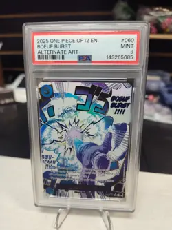 ONE PIECE OP12 LEGACY OF THE MASTER ALT ART #060 BOEUF BURST MINT - Image 1
