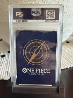 Namco One Piece OP05 Awakening Trafalgar Law Alt Art SR Foil EN PSA 10 - Image 2