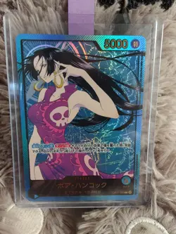 Boa Hancock L OP07-038 EB02 Gold Font Parallel Anime 25th Collection One Piece - Image 1