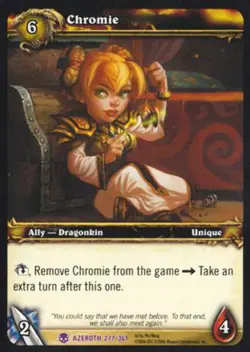 World of Warcraft TCG Chromie - Heroes of Azeroth 277/361 - Image 1