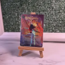 Disney Lorcana Desperate Plan Enchanted 222/204 Reign of Jafar Holo NM - Image 3