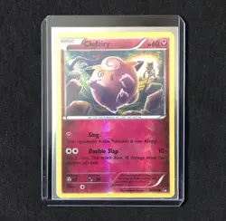 Clefairy 81/122 XY Breakpoint Reverse Holo Pokemon Card Tomokazu Komiya NM - Image 4