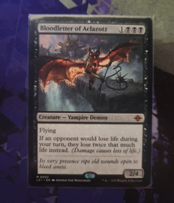 NM MTG Bloodletter of Aclazotz #92 Mythic Rare LCI - Image 1