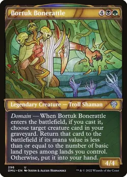 [MTG] Bortuk Bonerattle (Foil) (Showcase) (296) (DMU) LP-HP - Image 1