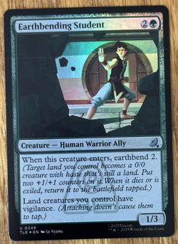 MTG: Avatar: The Last Airbender Eternal-Legal, Earthbending Student - Foil - Image 1