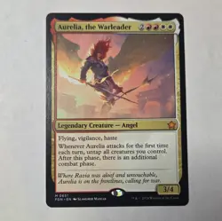 Wizards of the Coast MTG Aurelia, the Warleader Mythic Foundations EN Regular A… - Image 1