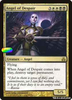 MTG Foil Angel of Despair 101 Guildpact LP Magic - Image 1