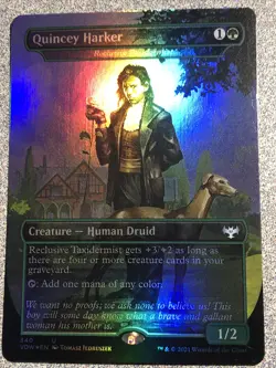 Quincey Harker Foil Borderless NM VOW MTG Ships Free!! - Image 1
