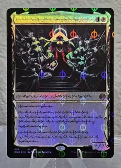 Elesh Norn 418 MTG: Phyrexia: All Will Be One Mythic Step & Compleat FOIL *read* - Image 1
