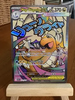 Pokemon Mega Dragonite EX 271/217 ASC Full Art Holo 370 HP English TCG Card - Image 1