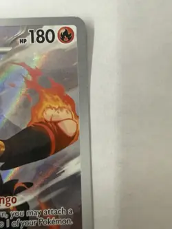 Pokemon TCG Emboar Full Art White Flare English Card 098/086 - Image 3