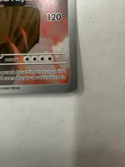 Pokemon TCG Emboar Full Art White Flare English Card 098/086 - Image 4