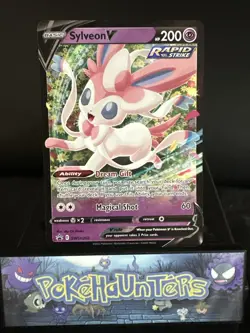 Pokemon Card SYLVEON V SWSH202 SWSH Black Star Promo Promo Half Art NM - Image 1