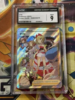Irida CGC 9 MINT 2023 Pokemon Crown Zenith #GG63/GG70 - Image 1