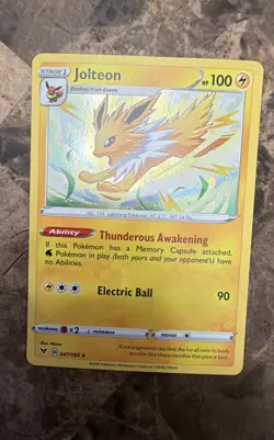 Pokemon TCG Jolteon Pokemon Promos 47/185 Holo Promo Cosmos Holo Rare Promo - Image 1