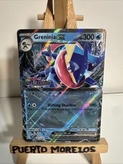 Pokemon TCG Stellar Crown Stamped Greninja EX 041/142 Double Rare - Image 1