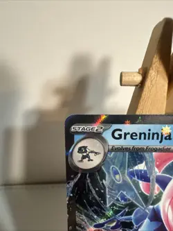 Pokemon TCG Stellar Crown Stamped Greninja EX 041/142 Double Rare - Image 2